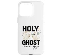 Holy Ghost Energy Cute Halo Ghosts Christian Halloween Case for iPhone 15 Pro Max