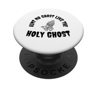 Holy Ghost Skeleton Prayer Hands Christian Faith Art PopSockets Adhesive PopGrip