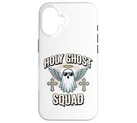 Holy Ghosts Squad Funny Christian Halloween T-Shirt Case for iPhone 16
