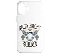 Holy Ghosts Squad Funny Christian Halloween T-Shirt Case for iPhone 16 Plus