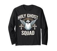 Holy Ghosts Squad Funny Christian Halloween T-Shirt Long Sleeve T-Shirt