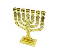 Holy Grail Holder 7 Branch Candlestick Table Centerpiece Desktop Ornament Menorah Jerusalem Temple Stand Stand Holder