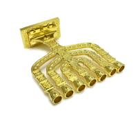 Holy Grail Menorah Jewish 7 Branch Candle Holder Jerusalem Temple Candlestick