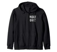 Holy Grit Christian Inspirational Zip Hoodie
