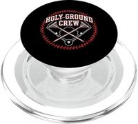 Holy Ground Crew Christian Baseball Faith Jesus PopSockets PopGrip for MagSafe