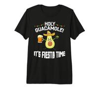 Holy Guacamole Mexican Fiesta It's Fiesta Time Cinco De Mayo Premium T-Shirt