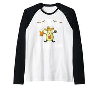 Holy Guacamole Mexican Fiesta It's Fiesta Time Cinco De Mayo Raglan Baseball Tee