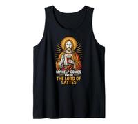 Holy Humor Lord of Lattes Fun Womans Christian Faith Tank Top