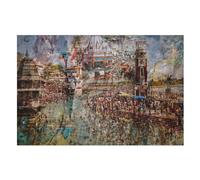 Holy India Wooden Jigsaws Puzzles for Adults 1000 Jigsaw Puzzle, Decompressing Intellectual Educational Toy for Kids （75×50cm）