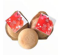 Holy Lama Natural Handmade Ayurvedic Bergamot Vegan Soap for Hand & Body - Kewra 1 x 100g Round Solid Soap Bar.