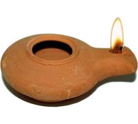Holy Land Market Herodian Ancient Biblical Oil Lamp Replia