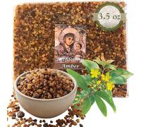 Holy Land Market Jerusalem Incense - Crushed & Sealed Flower Incense from The Holy Land, Bulk Mix - Amber Scent, 3.5 oz