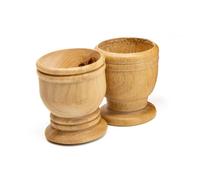 Holy Land Olive Wood Communion Cup - 2 Pack, 1.5" Wooden Communion Cups For The Lords Supper, Christian Chalice Cup Communion Set From Israel - Wooden Goblet Holy Land Gifts From Jerusalem