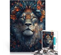 holy lion1000 Piece Puzzle For Adults Family Game Stress Reliever Difficult Challenge is ideal as a gift for the whole family 38x26cm