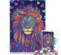 holy lion1000 Pieces Puzzles for teenagers Help the brain exercise addictive toys to cultivate patience Artwork Gift 38x26cm