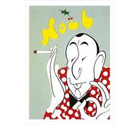 Holy Mackerel Caricature Christmas card of Noel Coward (1899-1973) - a 17.5 x 12.5cm Christmas card from Alternative Image range of festive designs.