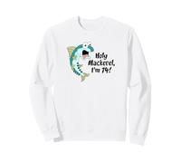 Holy Mackerel I'm 74 Fish Fisherman 74th Birthday Funny Sweatshirt