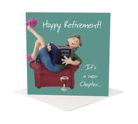 Holy Mackerel Retirement Card for Women - Funny New Chapter Retirement Card for Her - Original Artwork by Erica Sturla