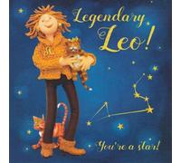 Holy Mackerel Star Sign Zodiac Birthday Card - Leo