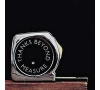 Holy Mackerel thanks beyond measure retro themed blank greeting card for him or her - designed by Andy Poplar - 15cm square and blank inside for your message