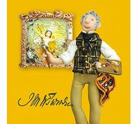 Holy Mackerel Turner, an art themed Erica Sturla blank greetings card, 150mm square, printed in the UK on board from sustainable sources