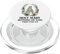Holy Mary Mother of God Pray For Us Catholic PopSockets PopGrip for MagSafe