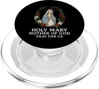 Holy Mary Mother of God Pray For Us Catholic Prayer PopSockets PopGrip for MagSafe