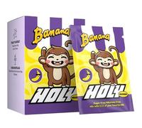 HOLY Milkshake 10-pack sample box Banana - 10 servings with vitamins B, C & D and 100% natural flavours - sugar-free, caffeine-free & vegan - low-calorie milkshake powder with banana flavour