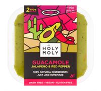 Holy Moly Dips Jalapeno & Red Pepper Guacamole 150g