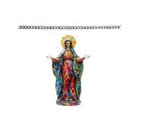 Holy Mother Mary Acrylic Suncatcher Ornament 2D Flat | wear resistant, fine workmanship, smooth lifelike lines, hanging chain included