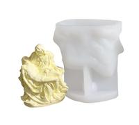 Holy Mother Silicone Mould with Delicate Detail for Creating Candle Statues and Decorative Items