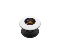 Holy Nativity Medieval Gothic Cathedral Mosaic Art Circle PopSockets Adhesive PopGrip