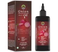 "Holy Natural 250ml Onion Black Seed Hair Oil - Cold-Pressed, Organic, Promotes Growth, Strengthens & Nourishes - Enriched with Black Cumin Seed Oil & Omega Fatty Acids - Lustrous Hair"