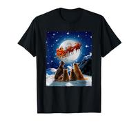 Holy Night Cat Dogs Christmas T-Shirt