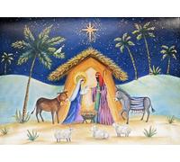 Holy Night Deluxe Boxed Holiday Cards (20 cards, 21 self-sealing envelopes)