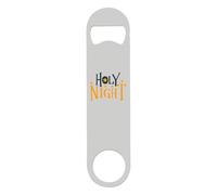 Holy Night Statement [BCX] Printed Steel bar Blade with Bottle Opener - White Double Sided Print
