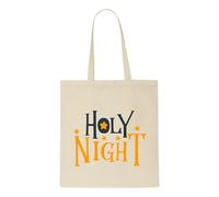 Holy night statement [BCX] tote style shopping bag - natural