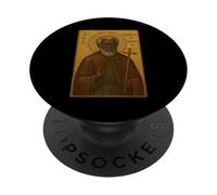 Holy Orthodox Icon of Saint Moses the Ethiopian PopSockets Adhesive PopGrip