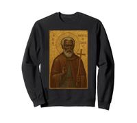 Holy Orthodox Icon of Saint Moses the Ethiopian Sweatshirt