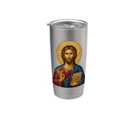 Holy Orthodox Jesus The Teacher Icon Stainless Steel Insulated Tumbler