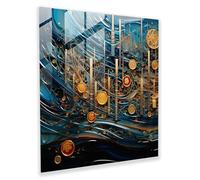 Holy Quran Glass Wall Art - Contemporary Abstract - Holy Quran, Glass Print, Modern Art, Home Decoration, 12" x 12"