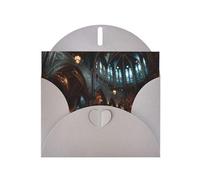 Holy Reverence Greeting Card with Gray Envelope Holidays Birthdays Weddings Anniversaries Write Unique Blessings