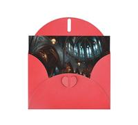 Holy Reverence Greeting Card with Red Envelope Holidays Birthdays Weddings Anniversaries Write Unique Blessings