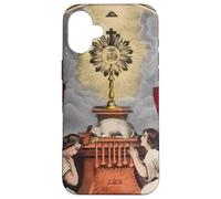Holy Sacrament Eucharistic Adoration Catholic Altar Lamb Case for iPhone 16 Plus