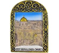 Holy Sepulcher Church Jerusalem Fridge Magnet Tourism Souvenir Refrigerator Decoration Magnet Hand Painted Craft