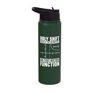 Holy Shift Function Math Teacher Calculus Algebra Math Club Stainless Steel Insulated Water Bottle
