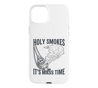 Holy Smokes Its Mass Time Catholic Censer Case for iPhone 15 Plus