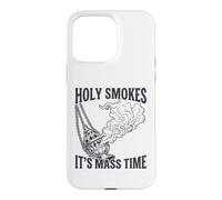 Holy Smokes Its Mass Time Catholic Censer Case for iPhone 15 Pro Max