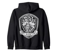 Holy Smokes Its Mass Time Catholic Censer Zip Hoodie
