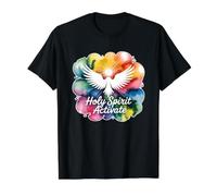 Holy Spirit Activate Value Graphic T-Shirt, Men, Black, XL